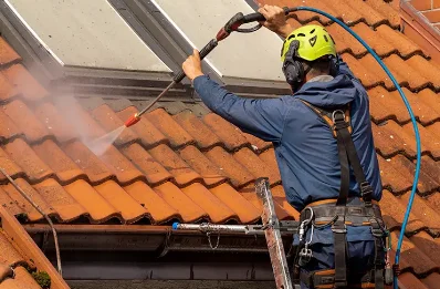 Démoussage et hydrofuge de toiture à Gerponville