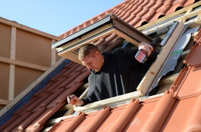 Pose de fenêtres de toit Velux à Gerponville